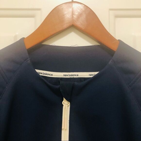 J Crew with New Balance Navy Blue Full Zip Jacket - Picture 3 of 7